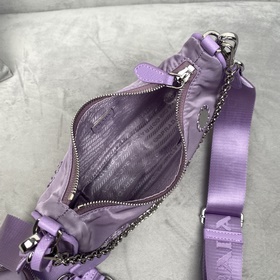 Prada Три в одном с вышивкой и блестками Новая модель сумки «тр