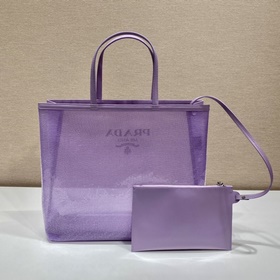 Prada Сумка с пайетками Артикул： 1BG416 Пайетки Эта сумка-тоут у