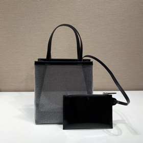 Prada Сумка с пайетками Артикул： 1BG417 Пайетки Эта сумка-тоут у