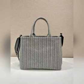 PRADA Вышитая сумка-тоут Артикул： 1BA342 Вышивка Эта сумка-тоут 