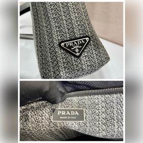PRADA Вышитая сумка-тоут Артикул： 1BA342 Вышивка Эта сумка-тоут 