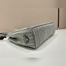 PRADA Вышитая сумка-тоут Артикул： 1BA342 Вышивка Эта сумка-тоут 