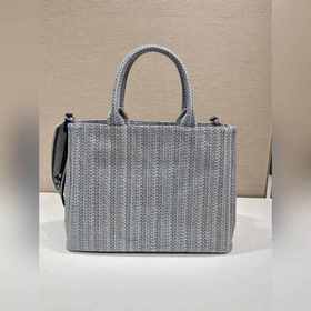 PRADA Вышитая сумка-тоут Модель： 1BA342 Вышивка Эта сумка-тоут и