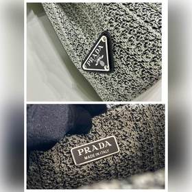 PRADA Вышитая сумка-тоут Модель： 1BA343 Вышитая сумка-тоут, мале