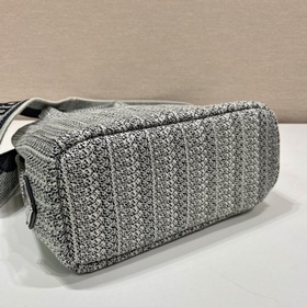 PRADA Вышитая сумка-тоут Модель： 1BA343 Вышитая сумка-тоут, мале