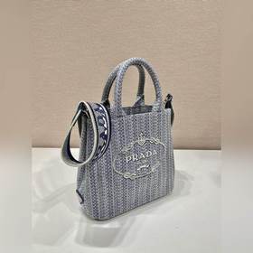 PRADA Вышитая сумка-тоут Модель： 1BA343 Вышитая сумка-тоут, мале