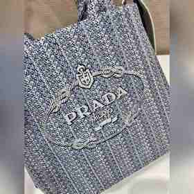 PRADA Вышитая сумка-тоут Модель： 1BA343 Вышитая сумка-тоут, мале