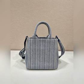 PRADA Вышитая сумка-тоут Модель： 1BA343 Вышитая сумка-тоут, мале