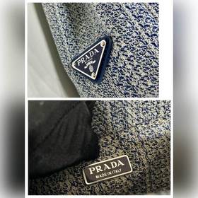 PRADA Вышитая сумка-тоут Модель： 1BA343 Вышитая сумка-тоут, мале