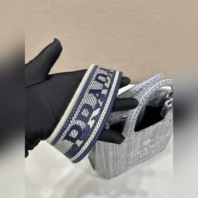 PRADA Вышитая сумка-тоут Модель： 1BA343 Вышитая сумка-тоут, мале