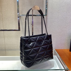 Prada Новая сумка-тоут Модель： 1BG298 Стеганая мягкая кожа созда