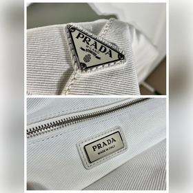 Prada Новая сумка-тоут Модель： 1BG396 Этот треугольный логотип б