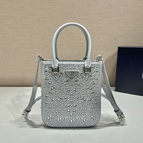 Prada Сумка-тоут с звездочками Модель： 1BG331 Новый цвет Эта атл