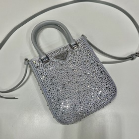 Prada Сумка-тоут с звездочками Модель： 1BG331 Новый цвет Эта атл