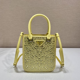Prada Сумка-тоут с звездочками Модель： 1BG331 Новый цвет Эта атл