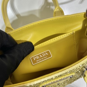 Prada Сумка-тоут с звездочками Модель： 1BG331 Новый цвет Эта атл