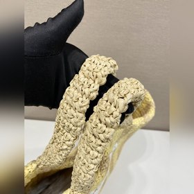 Prada волокнистая сумка Модель： 1BG392 Большая сумка двух цветов