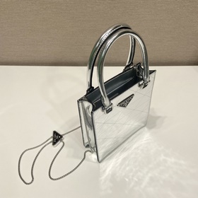 Prada  Сумка с зеркальным покрытием Модель： 1BA331 Эта лаконична