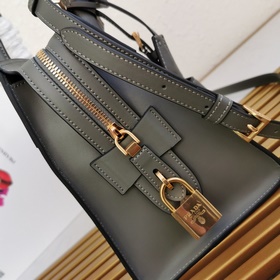 Сумка Prada, сумка-тоут, кожа Saffiano и телячья кожа, кожаные ру