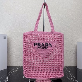Prada Сумка-тоут из волокна кокосового ореха Артикул： 1BG393 Эта