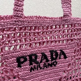 Prada Сумка-тоут из волокна кокосового ореха Артикул： 1BG393 Эта