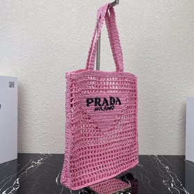 Prada Сумка-тоут из волокна кокосового ореха Артикул： 1BG393 Эта