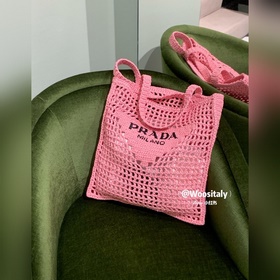 Prada Сумка-тоут из волокна кокосового ореха Артикул： 1BG393 Эта