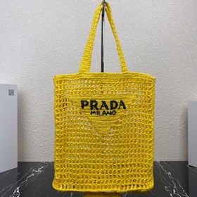 Prada Сумка-тоут из волокна кокосового ореха Артикул： 1BG393 Эта
