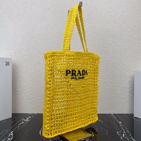 Prada Сумка-тоут из волокна кокосового ореха Артикул： 1BG393 Эта