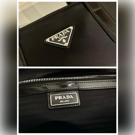 Prada  Новая сумка-тоут Модель： 2VG071 Эта сумка из переработанн
