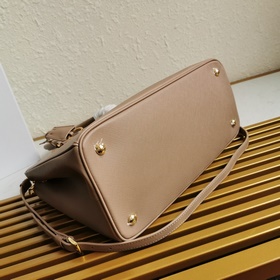 PRADA (большой размер, 32 см) Сумка-хит Кожа Saffiano Двойные 