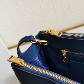 PRADA (большой размер, 32 см) Сумка-хит Кожа Saffiano Двойные 