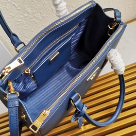 PRADA (большой размер, 32 см) Сумка-хит Кожа Saffiano Двойные 