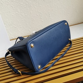 PRADA (большой размер, 32 см) Сумка-хит Кожа Saffiano Двойные 