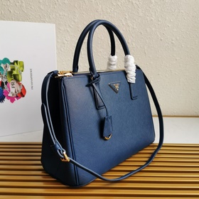 PRADA (большой размер, 32 см) Сумка-хит Кожа Saffiano Двойные 