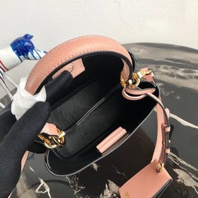 Prada Модель： 1BA217 (мини-размер) Сумка-бочка из кожи Saffiano К