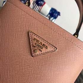 Prada Модель： 1BA217 (мини-размер) Сумка-бочка из кожи Saffiano К