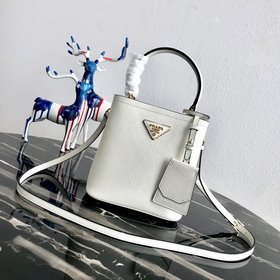 Модель Prada： 1BA217 (мини-размер) Сумка-бочка из кожи Saffiano К