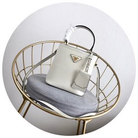 Модель Prada： 1BA217 (мини-размер) Сумка-бочка из кожи Saffiano К