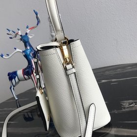 Модель Prada： 1BA217 (мини-размер) Сумка-бочка из кожи Saffiano К