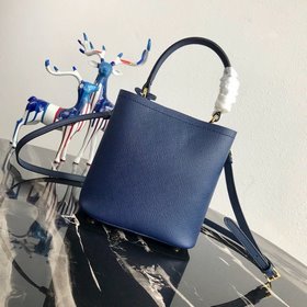 Модель Prada： 1BA217 (мини-размер) Сумка-бочка из кожи Saffiano К