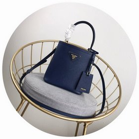 Модель Prada： 1BA217 (мини-размер) Сумка-бочка из кожи Saffiano К