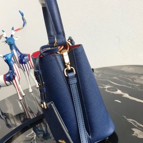 Модель Prada： 1BA217 (мини-размер) Сумка-бочка из кожи Saffiano К