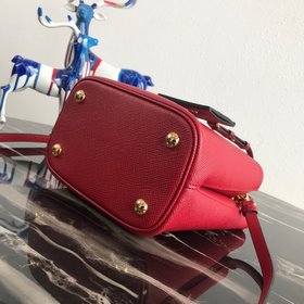 Модель Prada： 1BA217 (мини-размер) Сумка-бочка из кожи Saffiano К