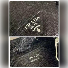 Prada Новая сумка-бакет с двумя ремнями Модель 1BE060 Двойные рем