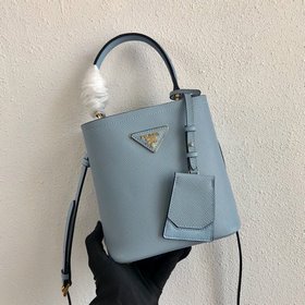 Prada, модель： 1BA217 (мини-размер), сумка-бочка Материал： кожа S
