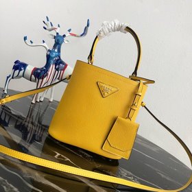Prada, модель： 1BA217 (мини-размер), сумка-барабан из кожи Saffia
