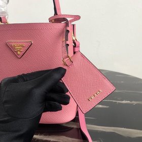 Модель Prada： 1BA217 (мини-размер) Сумка-бочка из кожи Saffiano К
