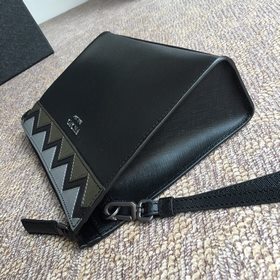Новая модель сумки Prada, артикул： 2NE009, черный/зеленый Новейша