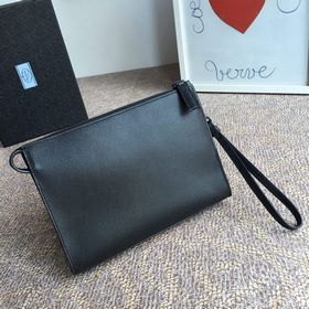 Новая модель сумки Prada, артикул： 2NE009, черный/зеленый Новейша